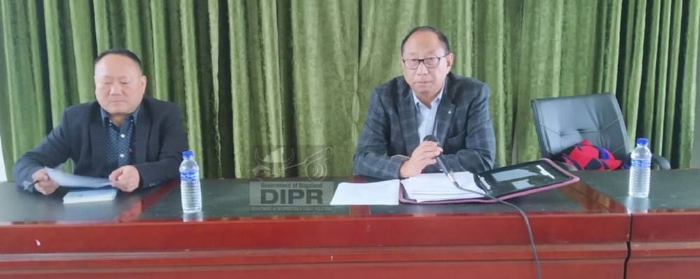 E-Roll Observer for Kiphire, KS Anden Konyak IAS, Commissioner & Secretary, DUDA Government of Nagaland. (DIPR Photo)
